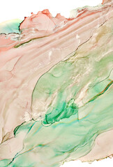 Fototapeta premium Alcohol ink art.Mixing liquid paints. Modern, abstract colorful background, wallpaper. Marble texture.Translucent colors