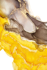 Alcohol ink art.Mixing liquid paints. Modern, abstract colorful background, wallpaper. Marble texture.Translucent colors