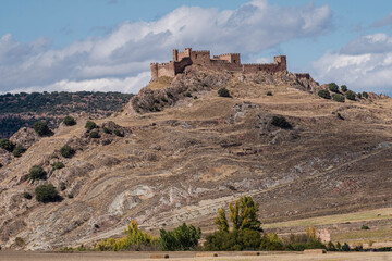 Riba de Santiuste Castle, 9th century, Guadalajara, Spain