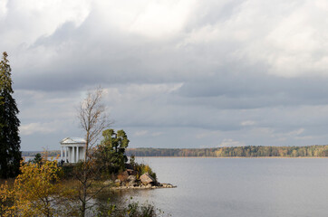 Fototapeta premium The Temple of Neptune in the State Museum-Reserve “Mon Repos Park