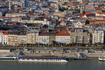 Aerial Budapest City Hungary