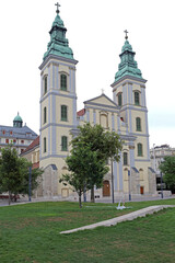 Fototapeta na wymiar Inner City Parish Church Budapest Hungary