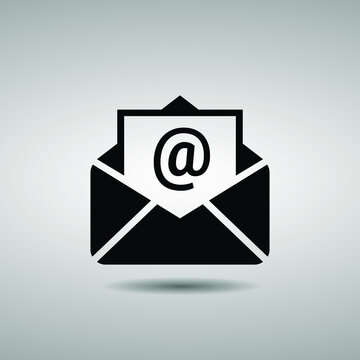 Mail vector icon for web