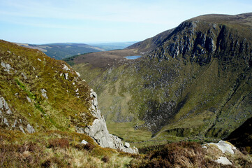 Lake Arts is a small lake on the shoulder of Cloghernagh Mountain.Wicklow.Ireland.	