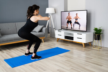 Online TV Home Fitness Workout