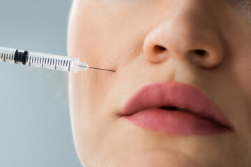 Aesthetic Face Lift Filler Injection