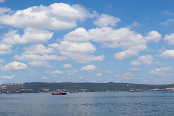 clouds over the sea