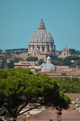 Fototapeta na wymiar Green Rome View