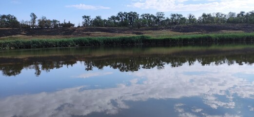 lake in the mountains