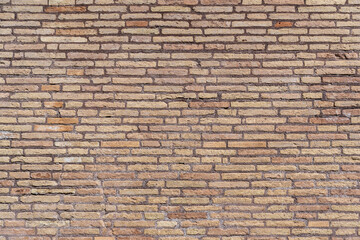 Mauer aus Ziegelstein als Textur und Hintergrund