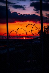 Sunset Over The Fence 2