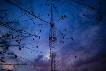 sunset radio tower 2