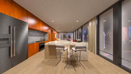 ラグジュアリーな部屋