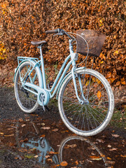 Blue bicycle