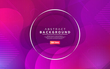 Dynamic liquid colorful background with fluid gradient shapes composition. Modern abstract vector background design.