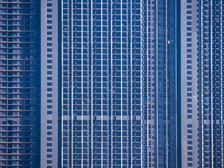 Image textures of balconies of many rooms