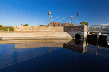 Sunny view of the Arizona Falls