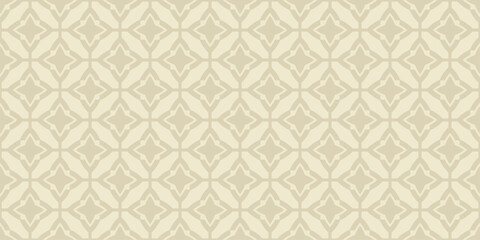 Simple geometric background pattern. Beige shades. Seamless wallpaper texture. Vector image