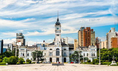 Fototapeta na wymiar La Plata City Hall in Buenos Aires Province, Argentina