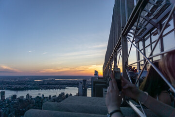Stunning city view of New York city