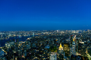 Obraz premium Stunning city view of New York city