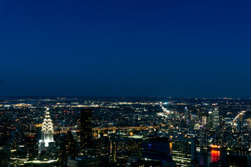 Stunning city view of New York city
