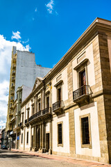 Fototapeta na wymiar Architecture of Montevideo, the capital of Uruguay