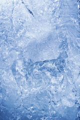 Blue azure water background texture. Ripple and drops on water surface.