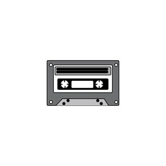 cassette tape vector design