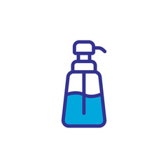 liquid soap icon vector symbol template