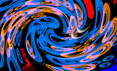 colorful blur red background