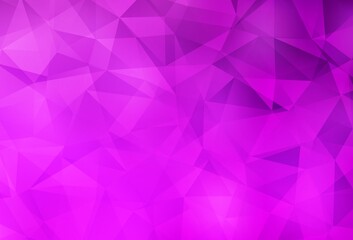 Obraz premium Light Purple vector abstract polygonal background.