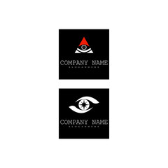 Branding Identity Corporate Eye Care vector logo design