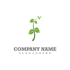 Leaf  ecology Logo Template vector symbol nature