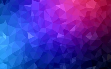 Fototapeta premium Dark Blue, Red vector low poly layout.