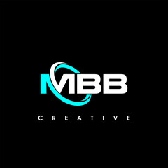 MBB Letter Initial Logo Design Template Vector Illustration