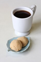 マコロンとコーヒー