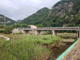 Fototapeta premium 대한민국 전라북도 부안군 부안댐
