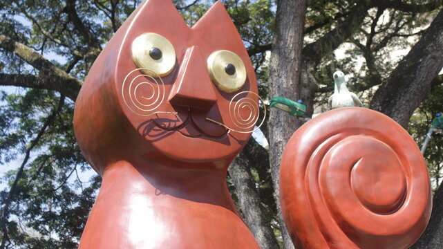 Cali estatua del gato