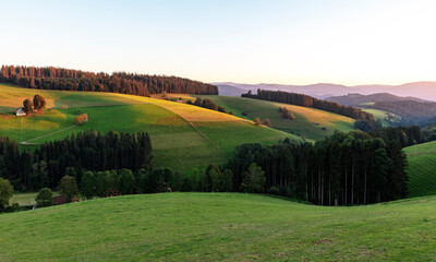 Obraz premium Landscape near St. Märgen in The Black Forest