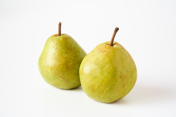 ラフランス西洋梨を白背景で