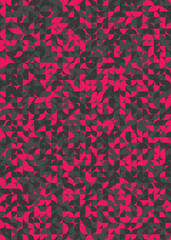 Abstract Geometric Pattern generative computational art illustration