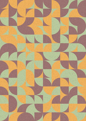 Abstract Geometric Pattern generative computational art illustration