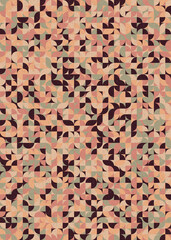 Abstract Geometric Pattern generative computational art illustration