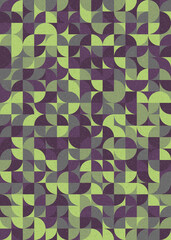 Abstract Geometric Pattern generative computational art illustration