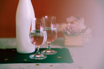 年末年始、お正月のお祝いの酒、日本酒