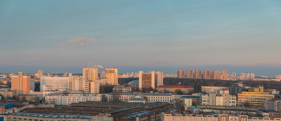 Courtyards of Minsk from above.