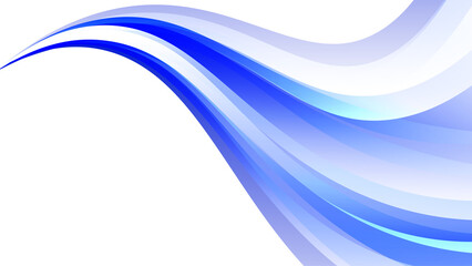 Blue and white wave background