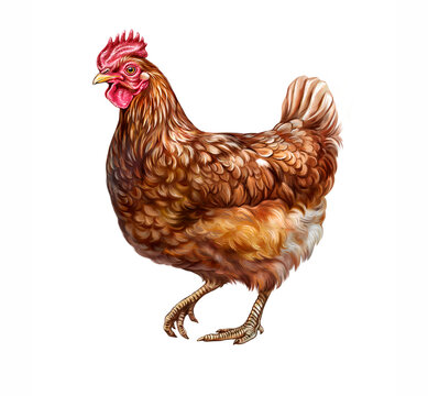 Hen Drawing Images – Browse 102,547 Stock Photos, Vectors, and Video