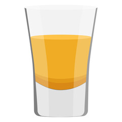 Shot glass vector